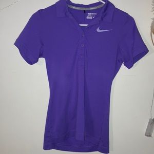 Purple Nike Golf Top Womens